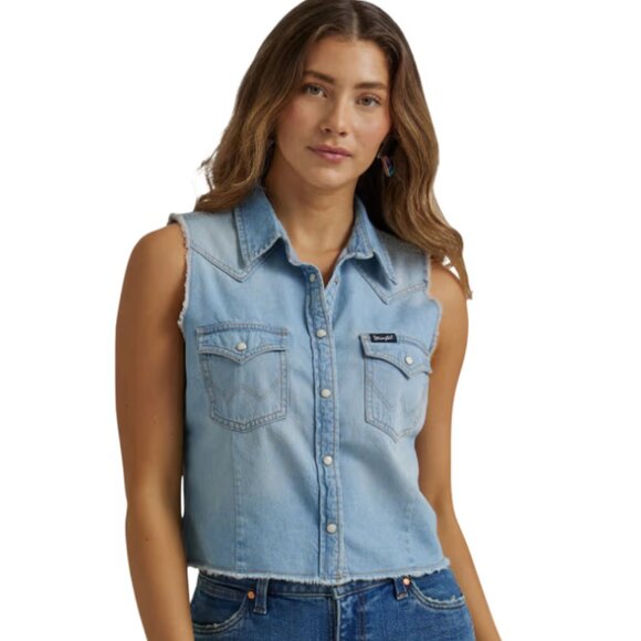 NWT - Wrangler Retro Western Vest - Picture 1 of 4
